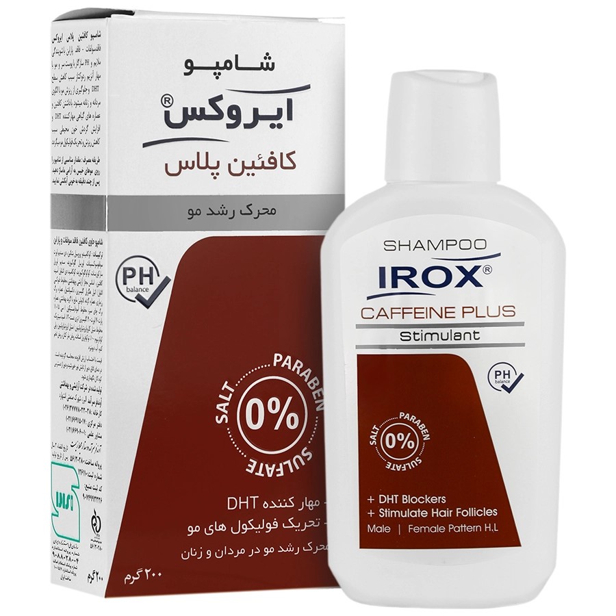 ایروکس شامپو کافئین پلاس