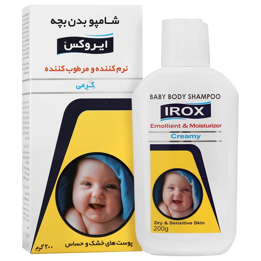 ایروکس شامپو بدن کرمی کودک