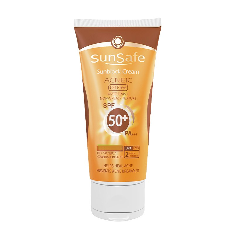 سان سیف کرم ضدافتاب بیرنگ 50 چرب