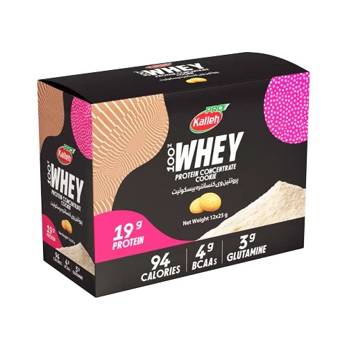 وی پروتئین ساشه 25گ کاله بیسکوئیت
