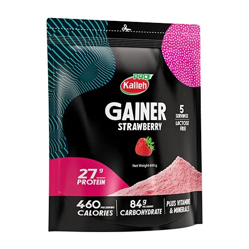گینر پودر 650 گ کاله توت فرنگی